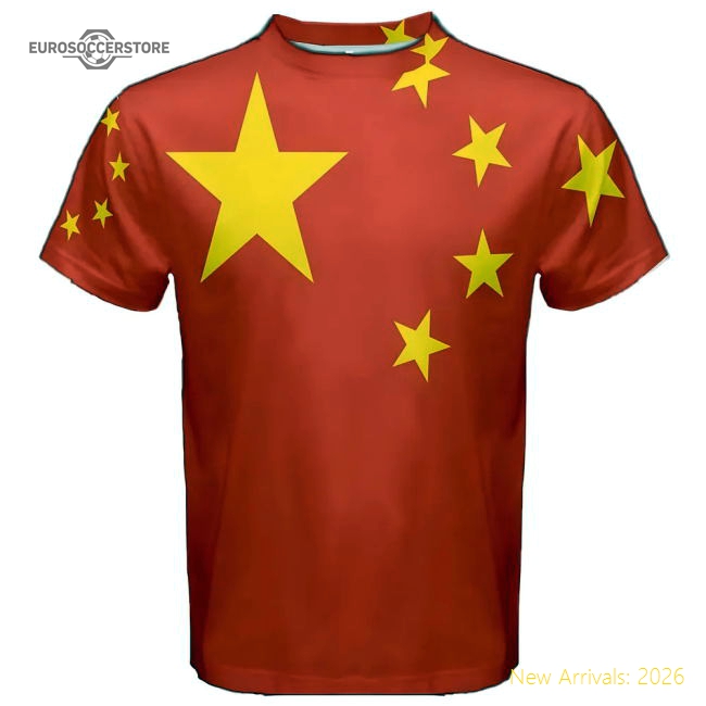 Premium China Chinese Flag Sublimated Sports Jersey - Supporter Edition