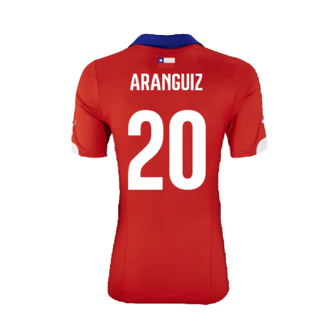 World Chile 2014-15 Home Shirt ((Excellent) Xl) (Aranguiz 20)