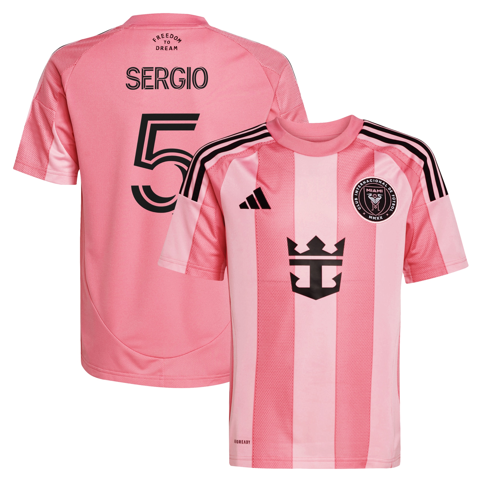 [JED] Women's Sergio Busquets Inter Miami CF 2025 Euforia Replica Player Jersey - Light Pink