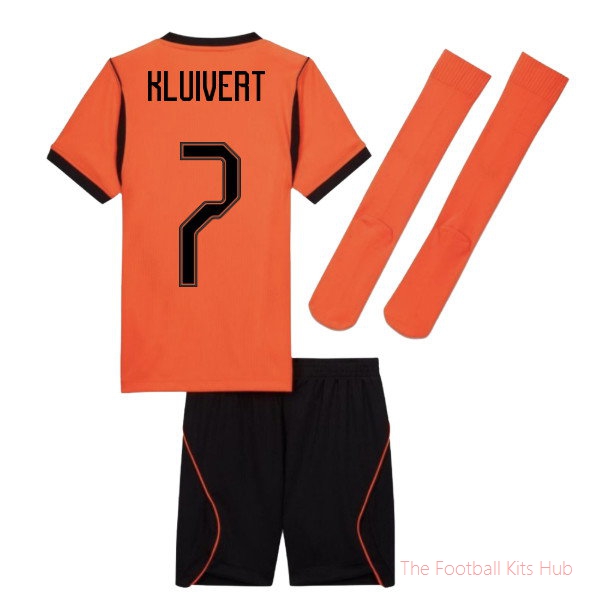 Soccer Club Netherlands 2026-2027 Home Mini Kit (Kluivert 7)