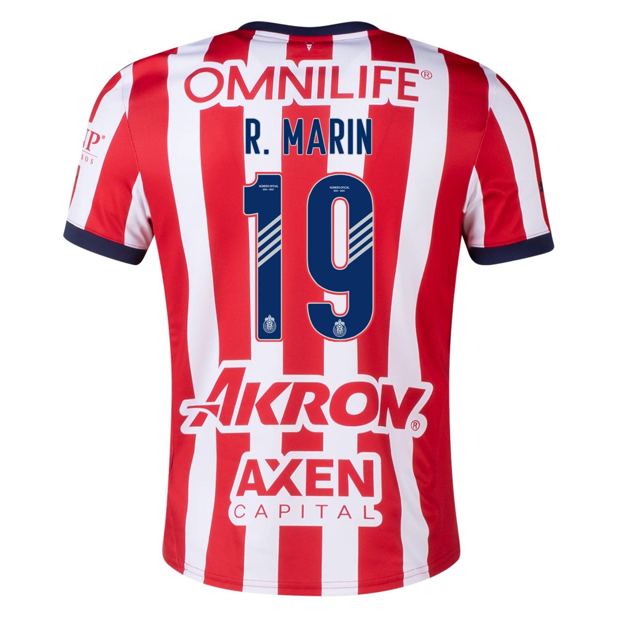 R. Marin's 2019 Home Jersey for Chivas in the 24-25 Season