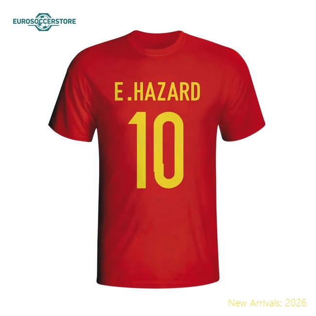 Eden Hazard Belgium Hero T-shirt (red) - Kids