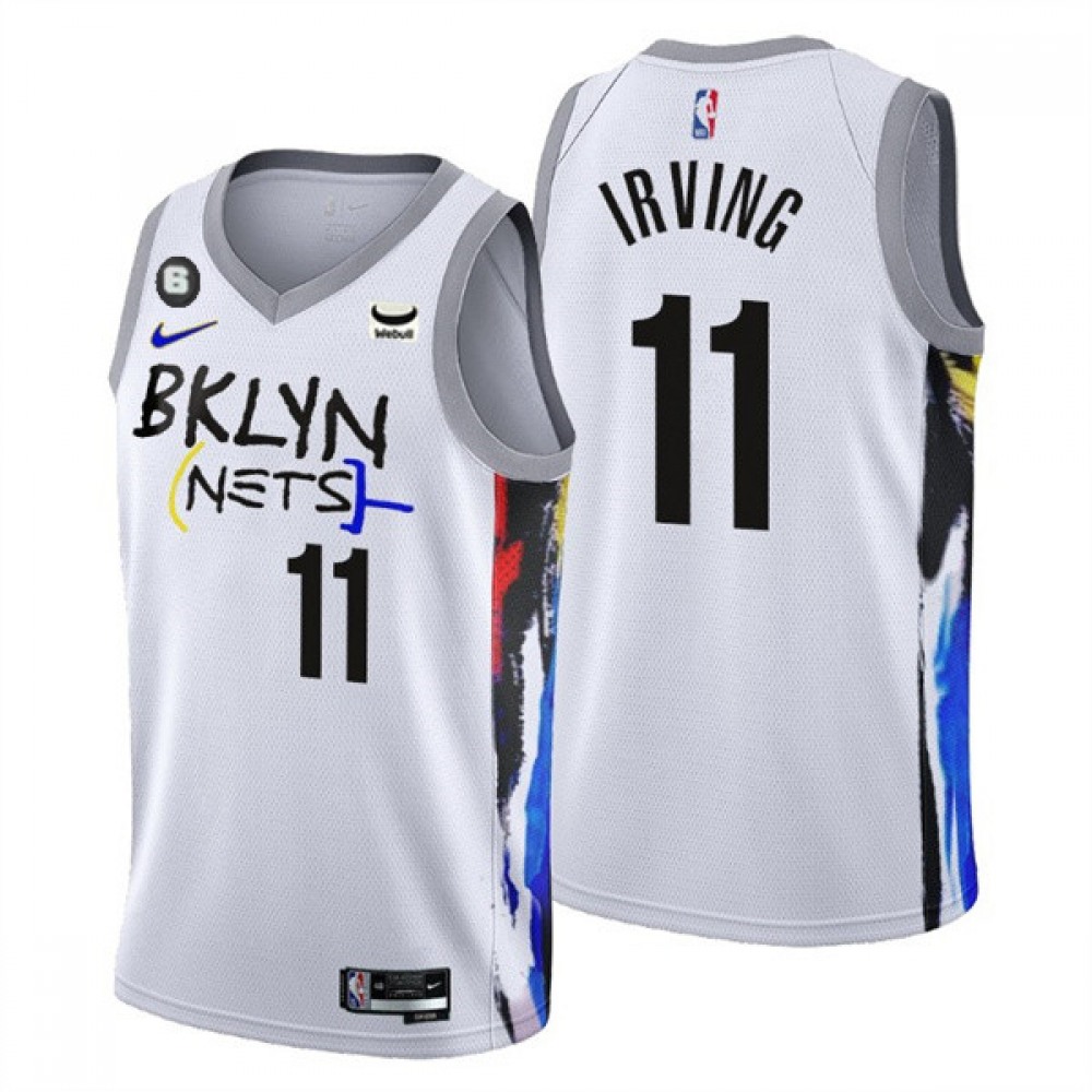 Premium Jersey Brooklyn Nets 11 White - City Edition - Must-Have Jersey