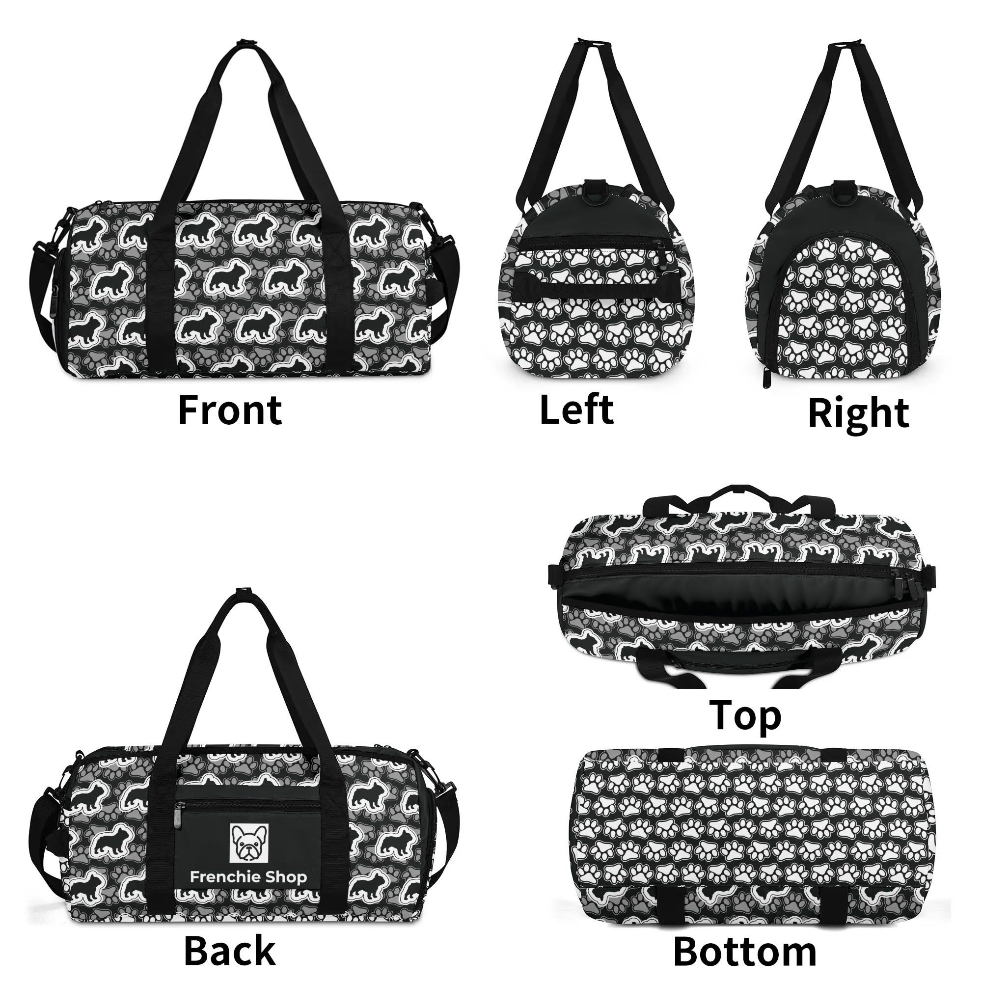 Durable Ivy - Non-slip Gym Bag For Frenchie Lovers Winter Wear