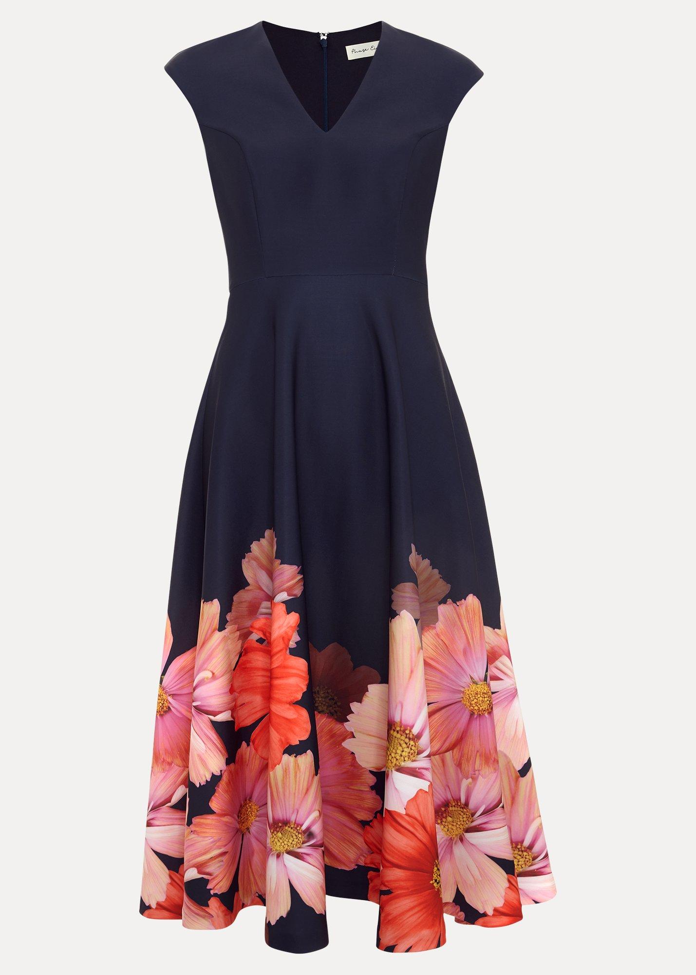 Rakhi Scuba Printed Midi Dress