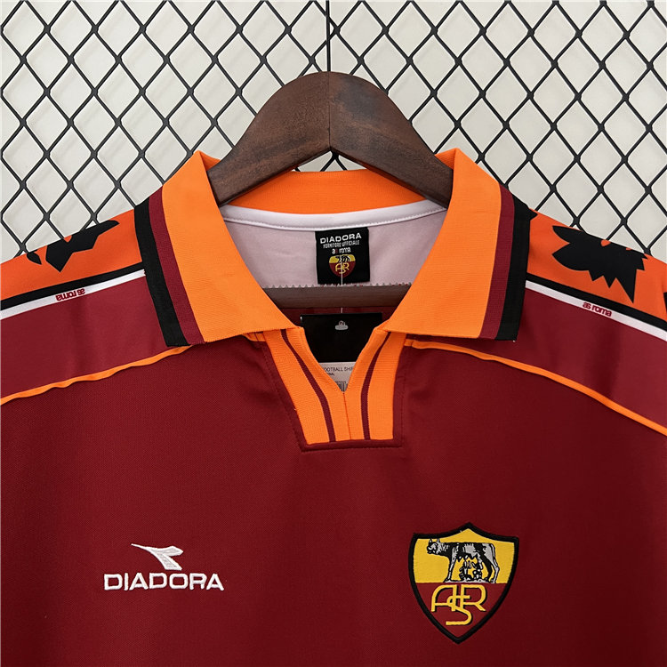 AS Roma 9899 Retro Football Shirt Soccer Jersey Shirt - Official