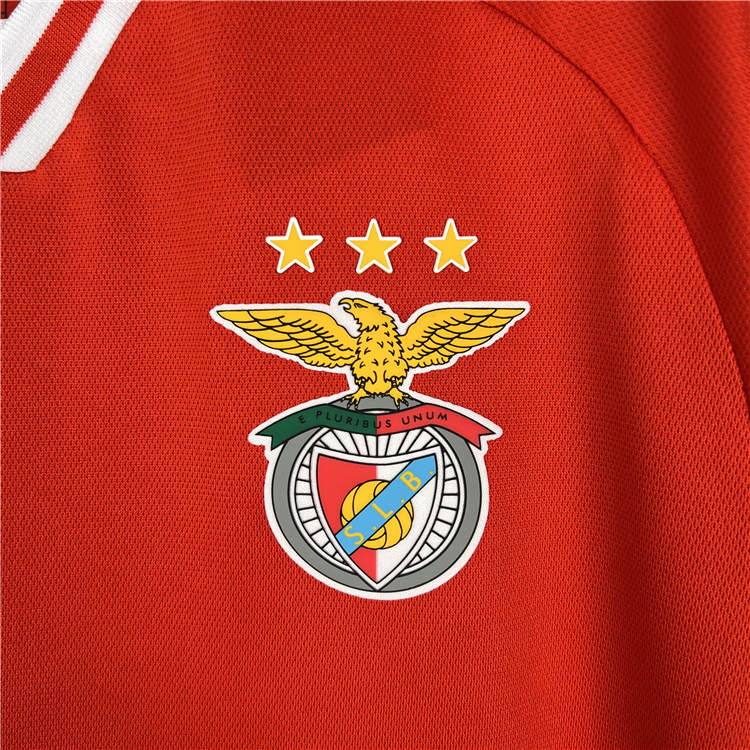 Breathable Benfica 2324 Home Red Soccer Jersey Football Shirt