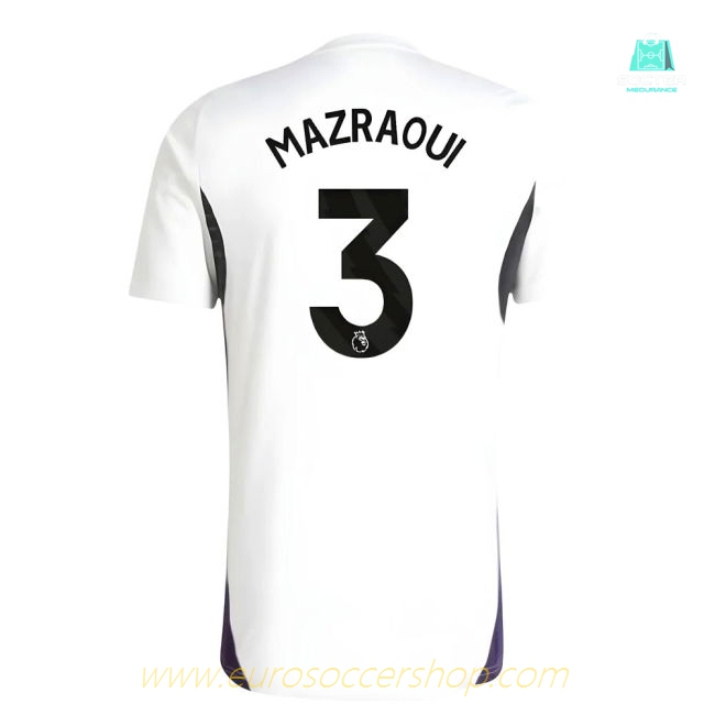 2025-2026 Man Utd Training Jersey (White) (Mazraoui 3)
