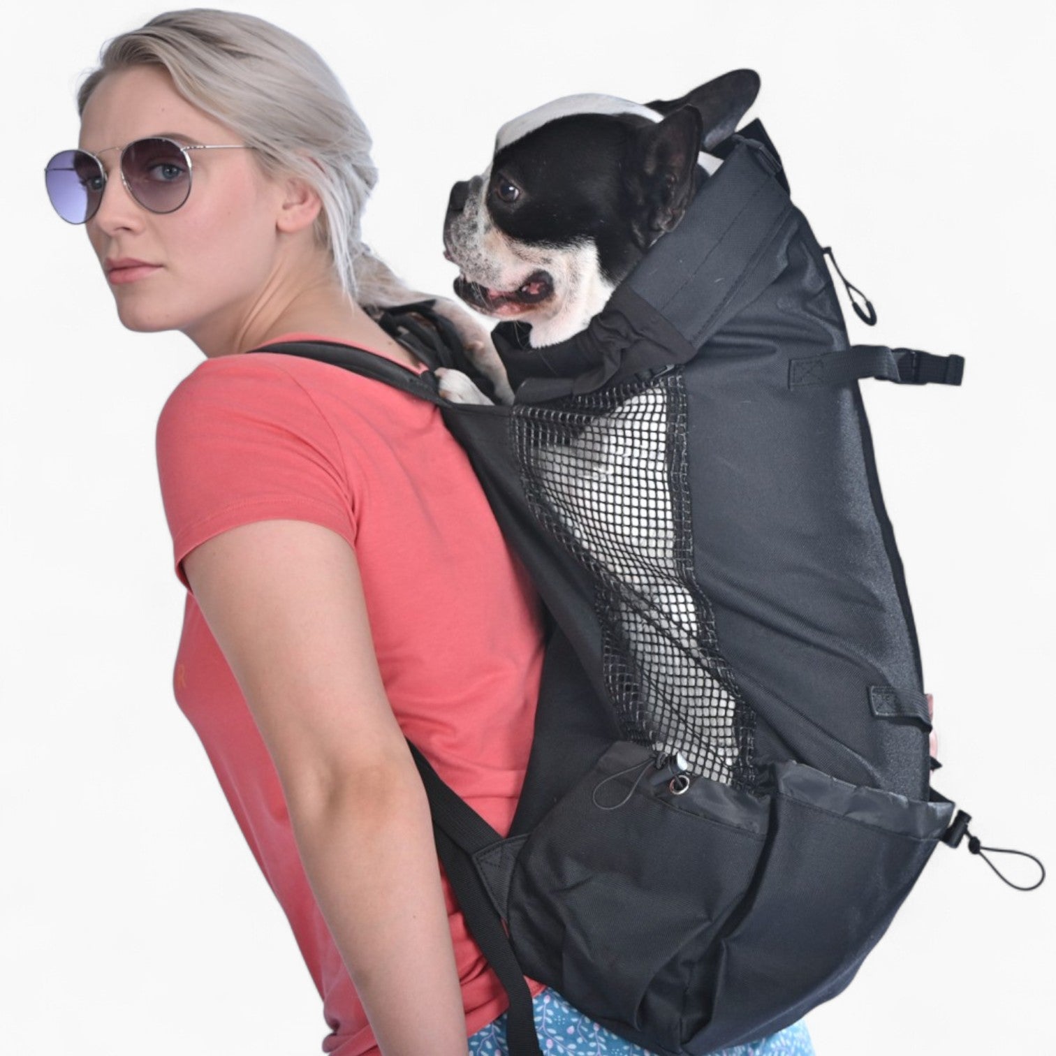 French Bulldog Frenchie Backpack™ [v1] (cs03) Practical Pet Supply