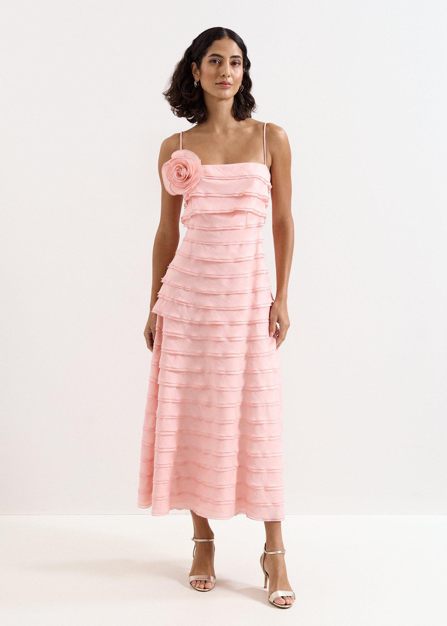 Maben Layered Maxi Dress