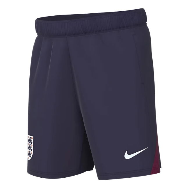 Kids England Soccer Squad Sleek Shorts Game Jersey