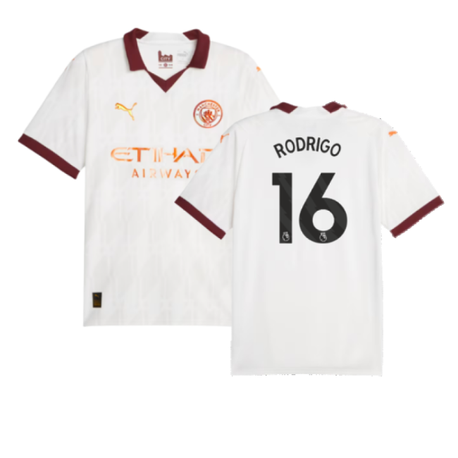 Match-ready Premier League Team Away Rodrigo Jersey 2023-2024