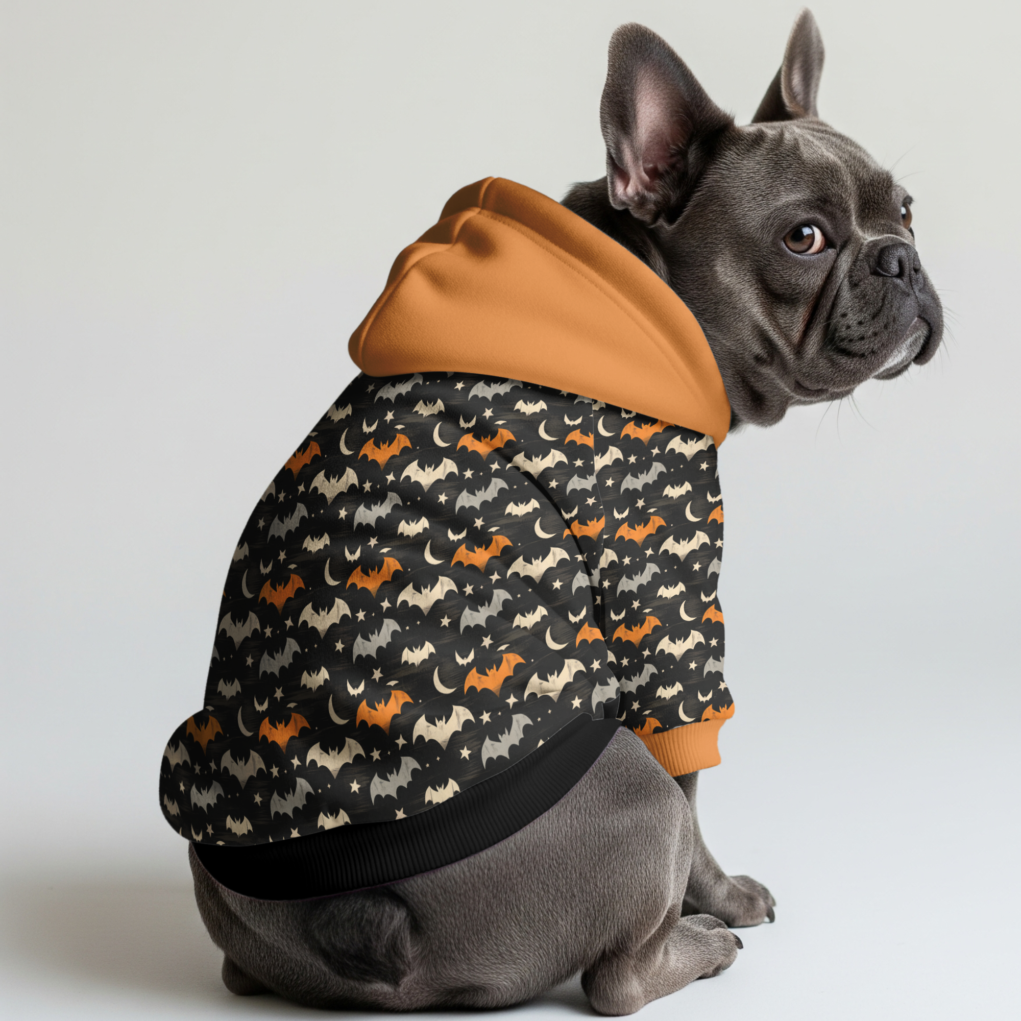- Bulldog Inspired Frenchie Hoodie Pet Owner Apparel | Durable Build