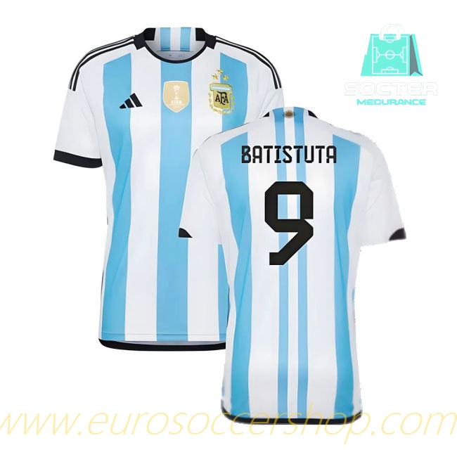 Argentine National Team Home Football Shirt Match Quality (BATISTUTA 9)