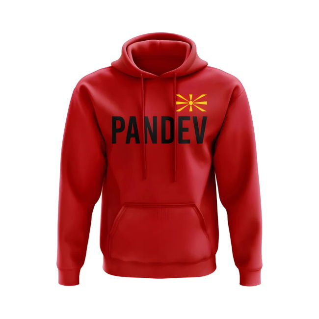 Goran Pandev Macedonia Name Hoody (Red) Netherlands Performance