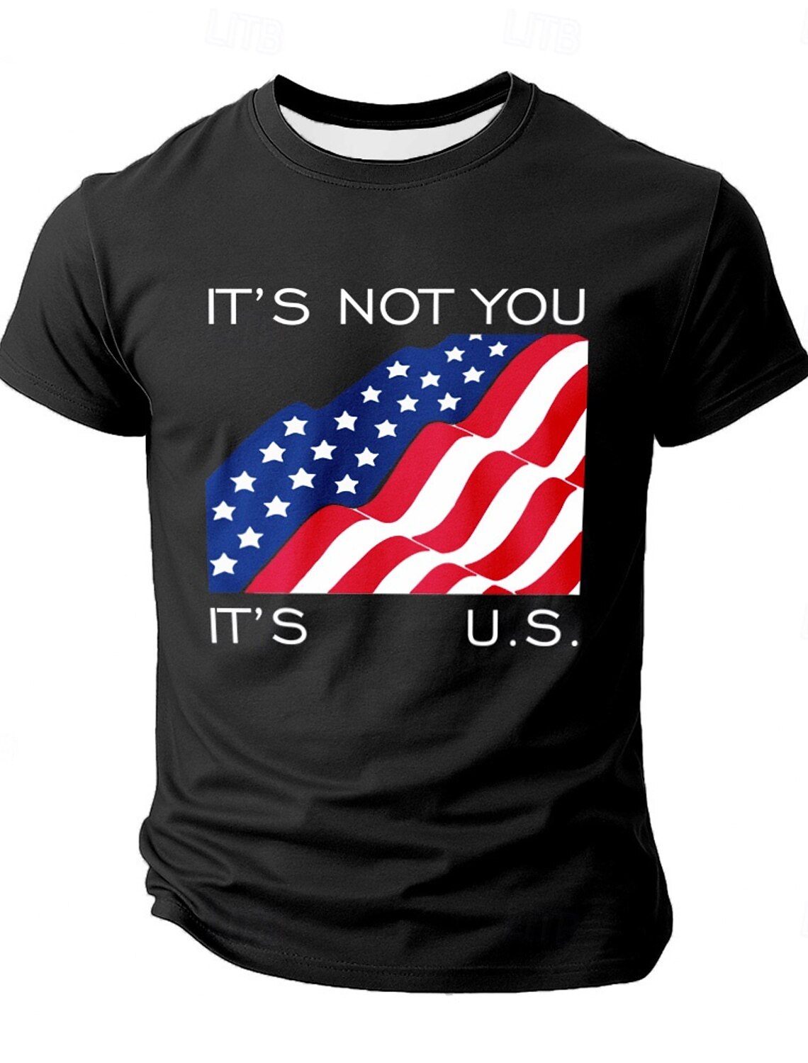 4th of July 2026 250th Memorial Day Men's Patriotic Patriot 3D Print Veteran Crew Neck Short Sleeve T-Shirt Outdoor Sports Street