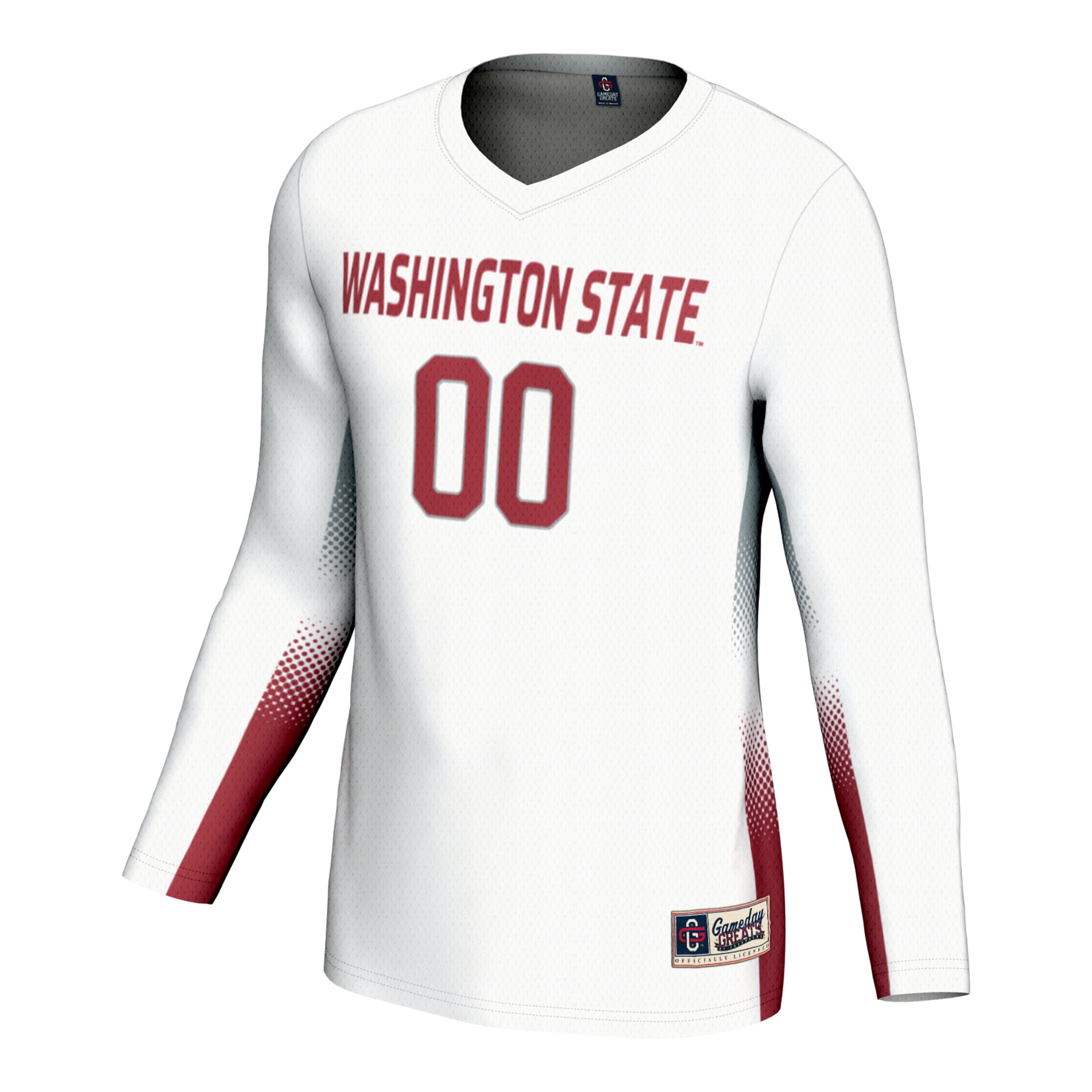 [DDG] Washington State Cougars GameDay Greats Unisex Adult NIL Lightweight Volleyball Jersey - White