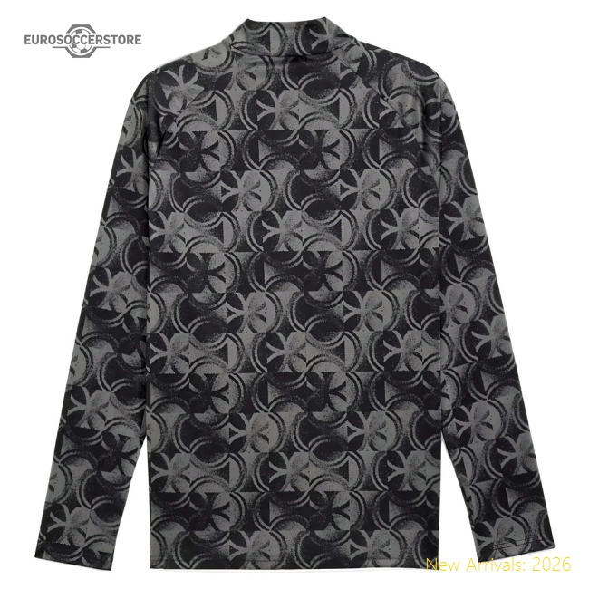 Performance 2025-2026 Man City Warm Up 14 Zip Top Black