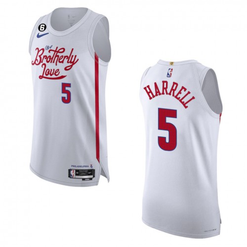 76ers White Philadelphia 76ers #5 Nike Jersey - Great Value Game Day Wear