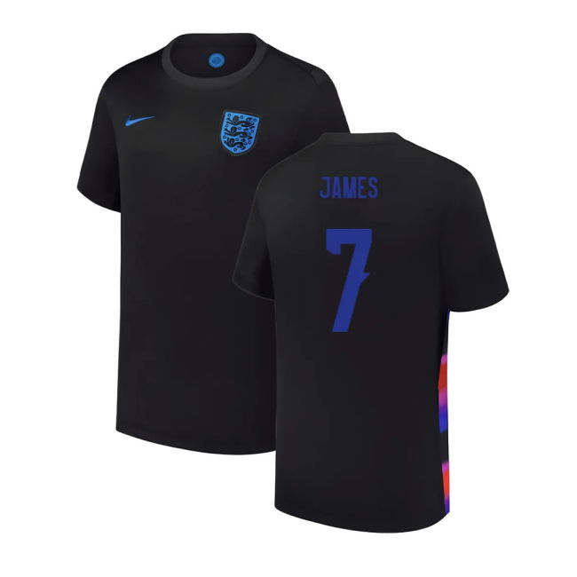 2025 England Womens Team Away Shirt (Kids) (JAMES 7)