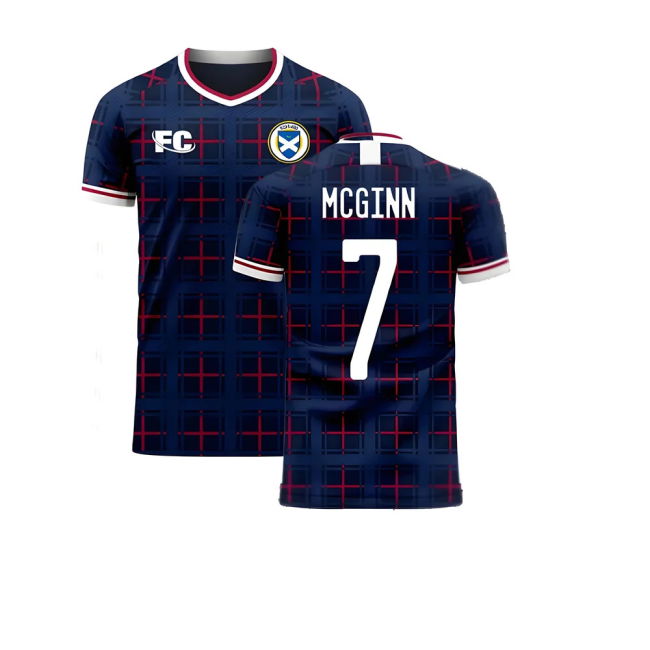 Official Scotland 2020-2021 Home Concept Shirt (Fans Culture) (Mcginn