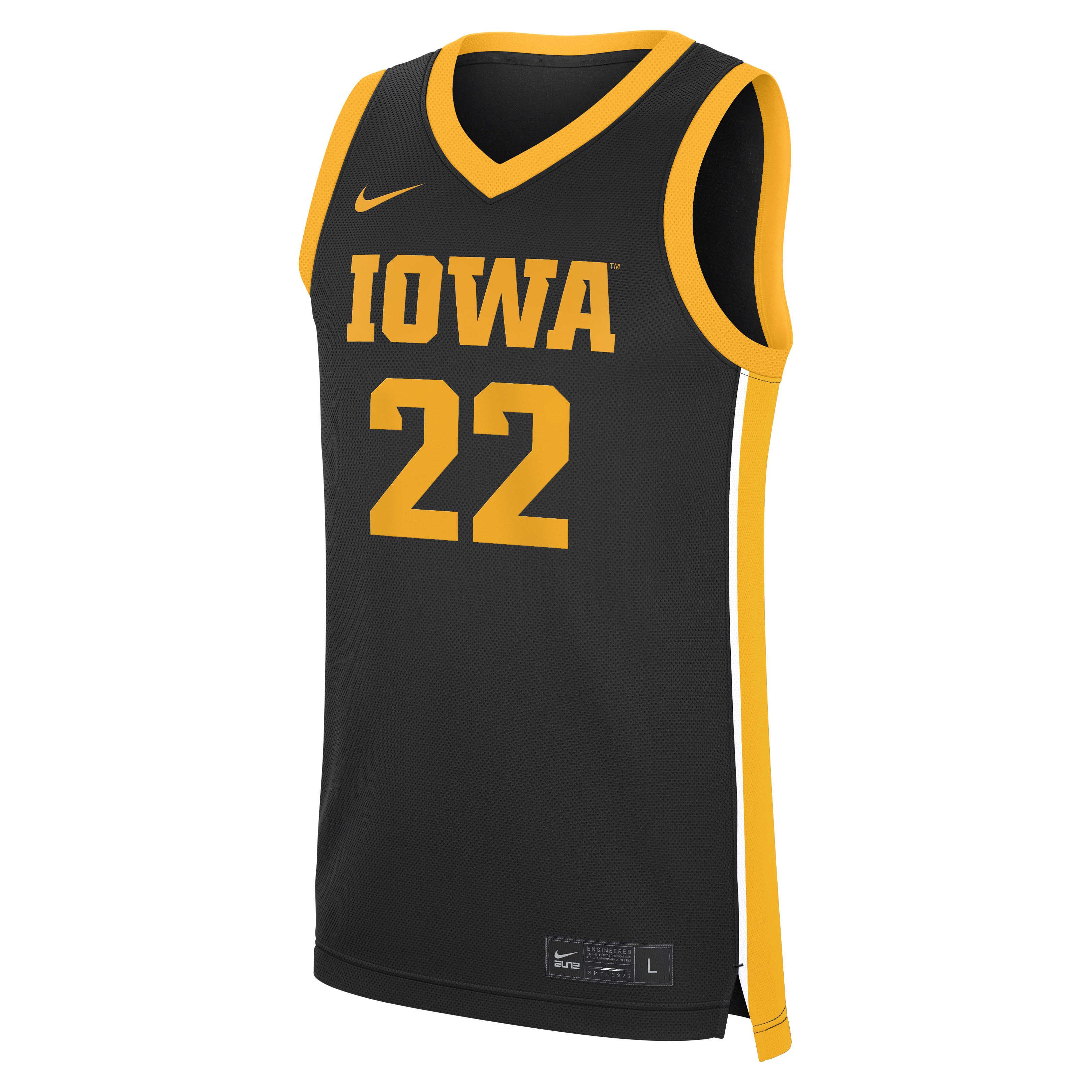 [DDG] Caitlin Clark Iowa Hawkeyes Home Replica Basketball Jersey - Black