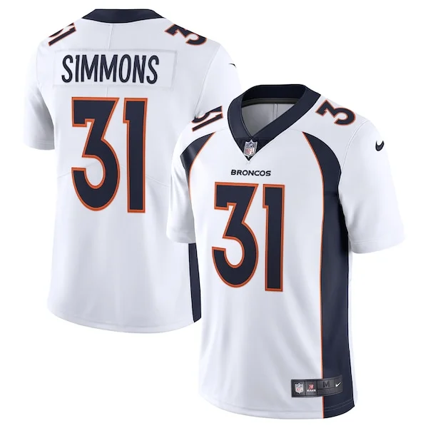 None Justin Simmons Limited Jersey - White | NFL Player Jersey