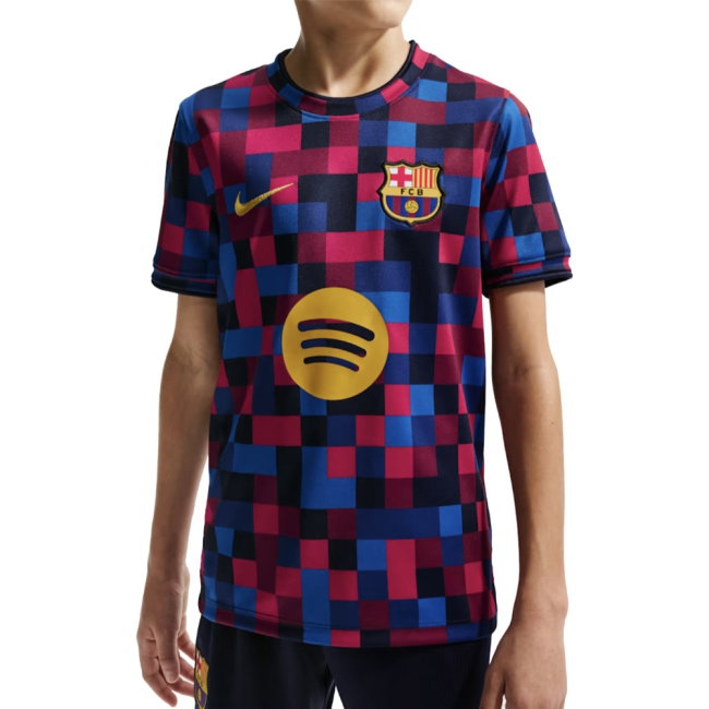 [JED] 2026-2027 Barcelona Pre Match Shirt (Kids) (Olmo 20)