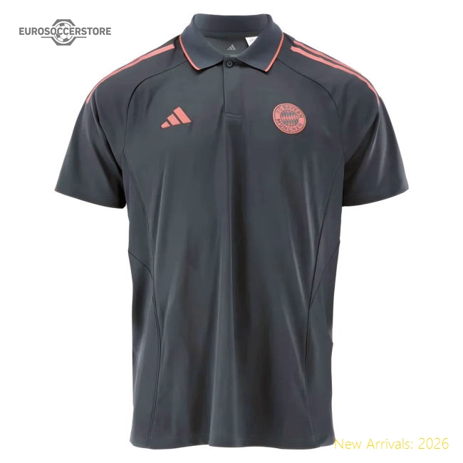Premium 2025-2026 Bayern Munich Polo Shirt (bold Onix) - Affordable
