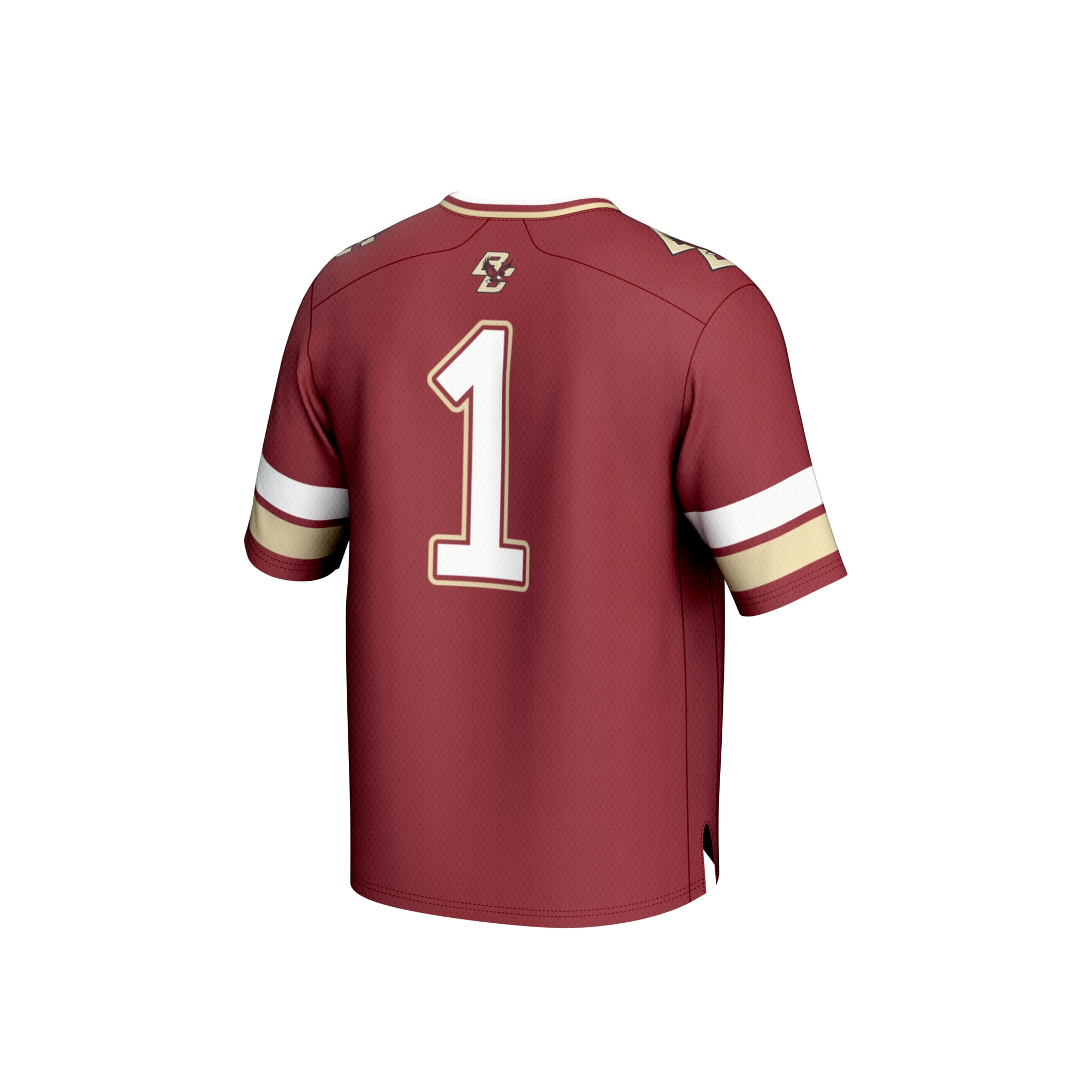 #1 Maroon Boston College Eagles Lightweight Collegiate Football Fashion Jersey