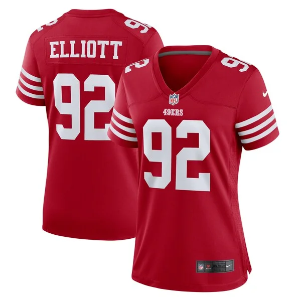 San Francisco 49ers Game NFL Jersey - Scarlet | Top-Grade Football ...