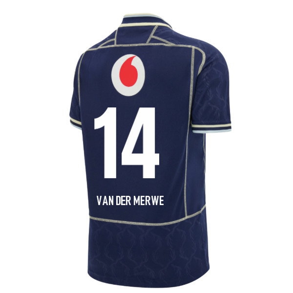 [LLS] 2026-2027 Scotland Rugby Home Replica Shirt (Kids) (Van Der Merwe 14)