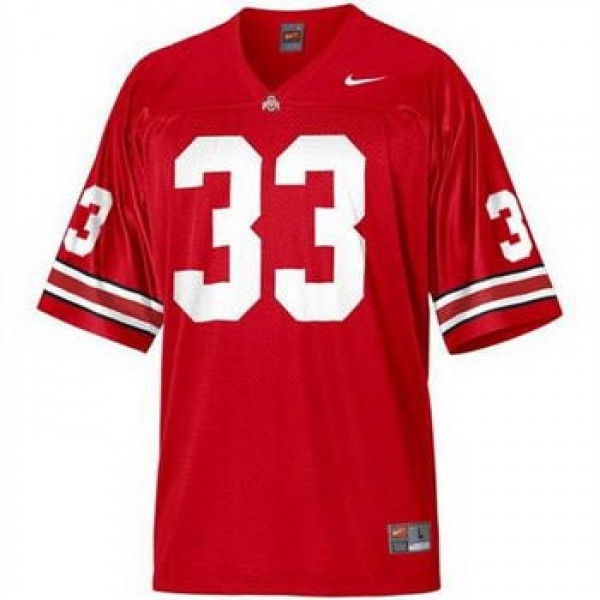 Men Ohio State Buckeyes #33 Pete Johnson Authentic Jersey