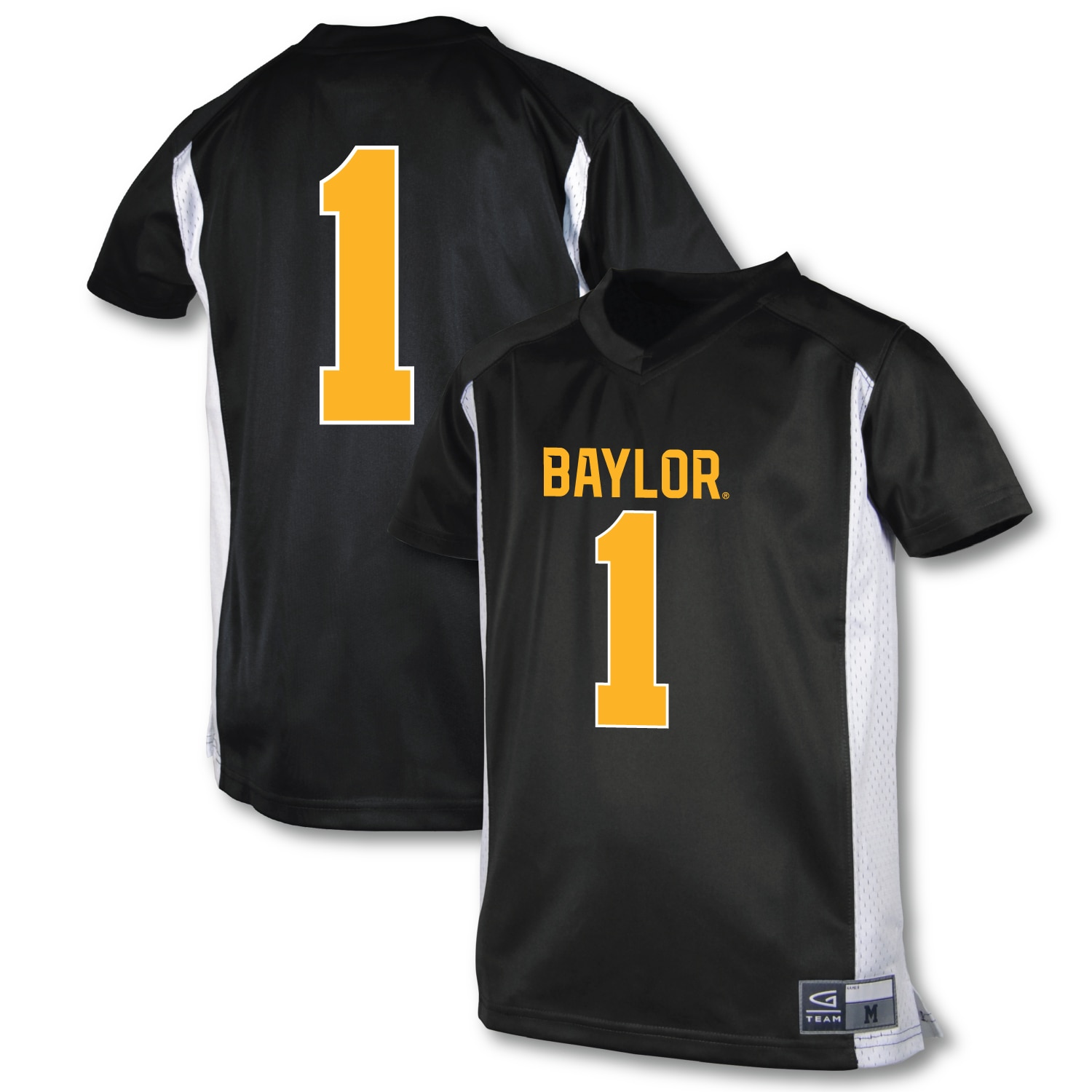 #1 Baylor Bears Garb Youth Football Jersey - Black