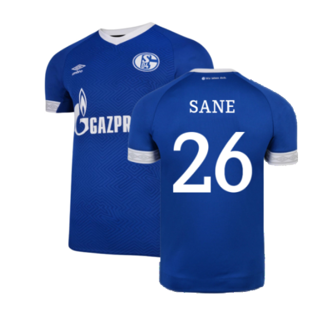 Schalke 2018-19 Home Shirt ((Mint) XXL) (Sane 26) | Premium
