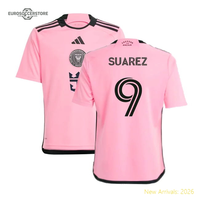 2024-2025 Inter Miami Home Shirt (Kids) (Suarez 9)