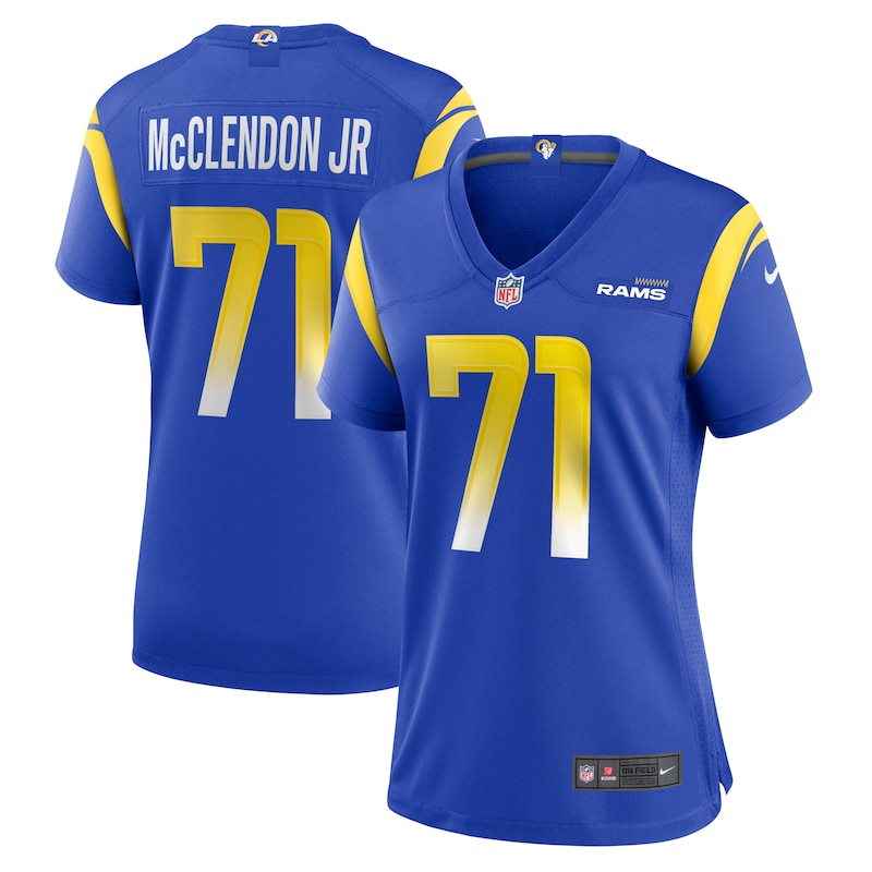 None Warren McClendon Jr. All-Pro LA Rams Premium Jersey for NFL Fans