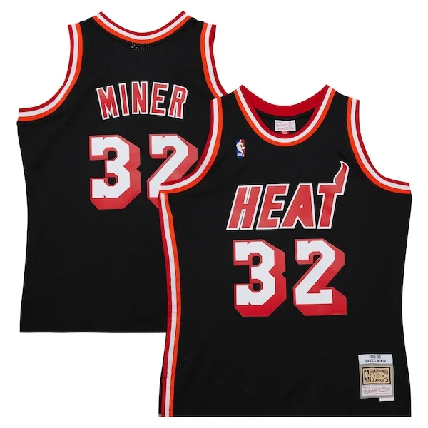 Championship Harold Miner MIA Swingman Jersey - Affordable