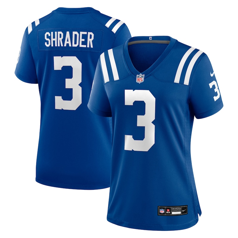 None Spencer Shrader Champion IND Colts Premium-Quality Jersey