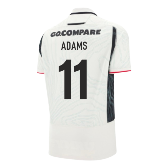 2025-2026 Wales Away Replica Rugby Shirt (Adams 11)
