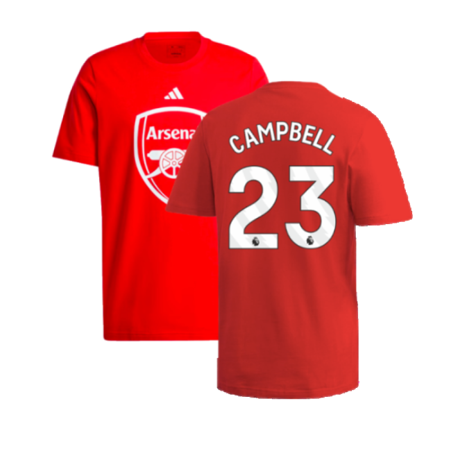 2024-20 Arsenal Official Home Soccer Jersey Campbell #23 L M S