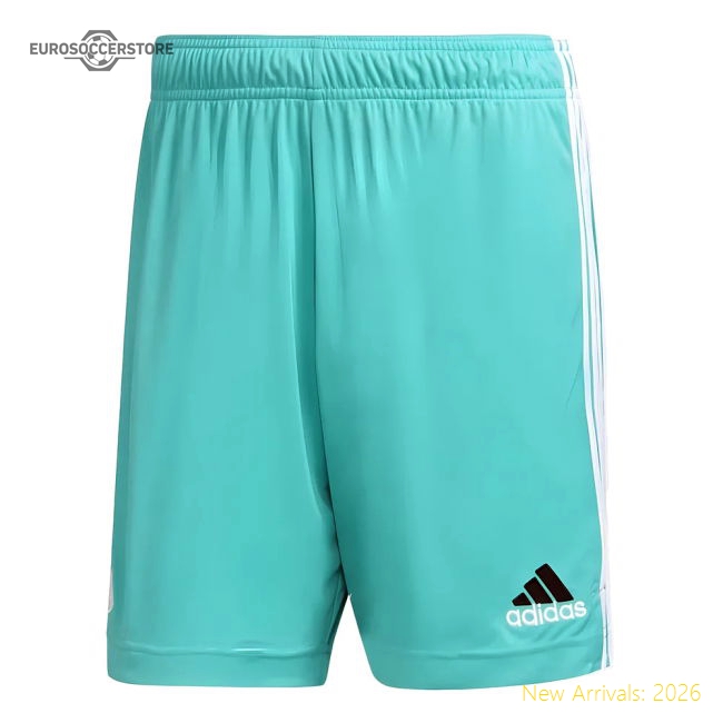 Supporter Professional-Grade Real Madrid 2021-2022 Third Shorts (Aqua)