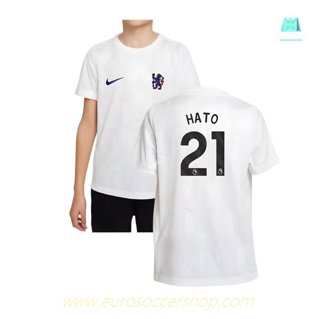 2025-2026 Chelsea Pre-Match Shirt (White) - Kids (Hato 21)
