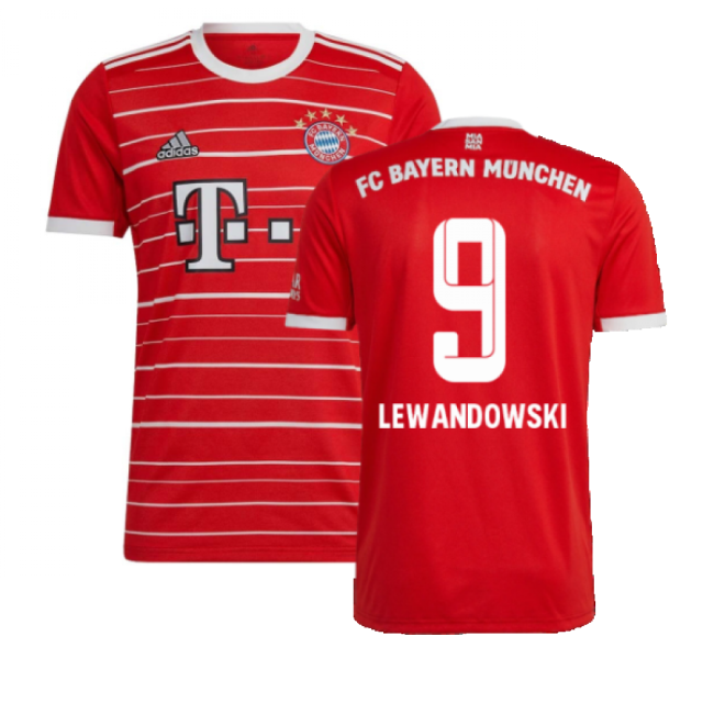 Official Licensed Bayern Bayern Munich Home Shirt Lewandowski #9 2...