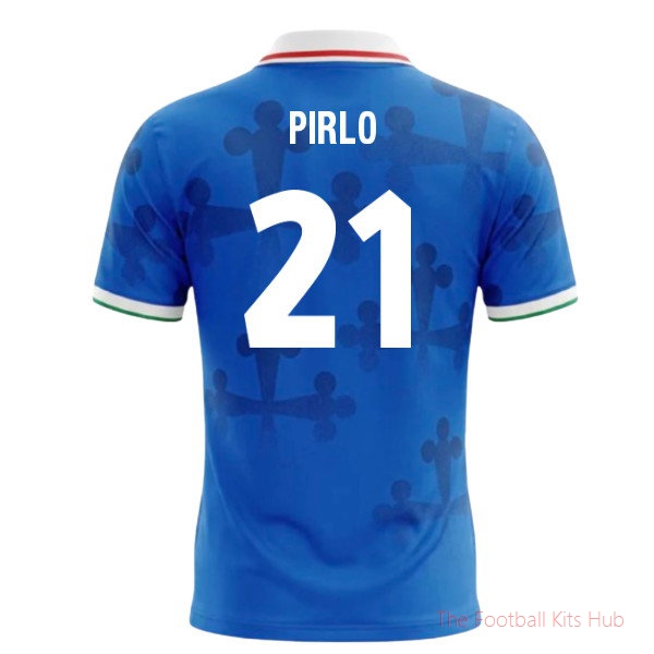 Football Team Italy World Cup Football Shirt (Pirlo 21)