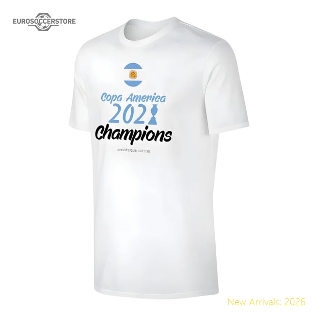 High-quality Argentina National Team Ca2021 Winners T-shirt Messi