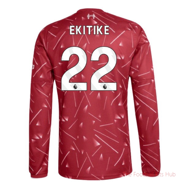[EFKS] 2026-2027 Liverpool Long Sleeve Home Shirt Ekitike 22