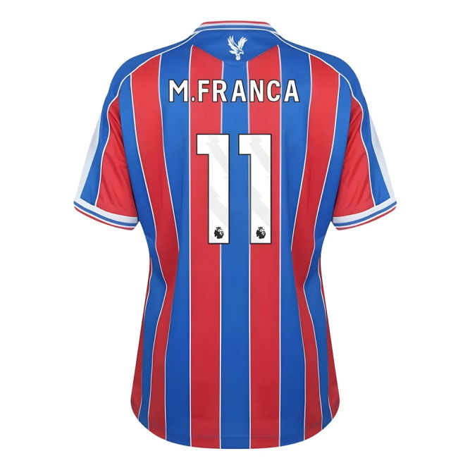 Womens Professional Crystal Palace 2025-2026 Home Strip (Franca 11)