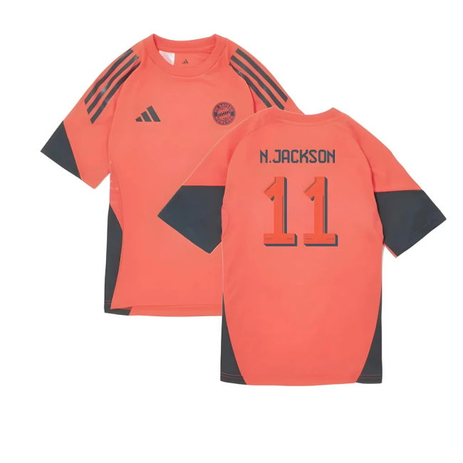 Bayern Bayern Munich Training Shirt Easy Coral Kids N Jackson #11 ...