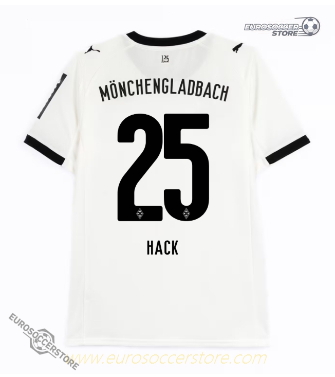 Borussia Monchengladbach's 25-26 Season Home HACK 25 Jersey